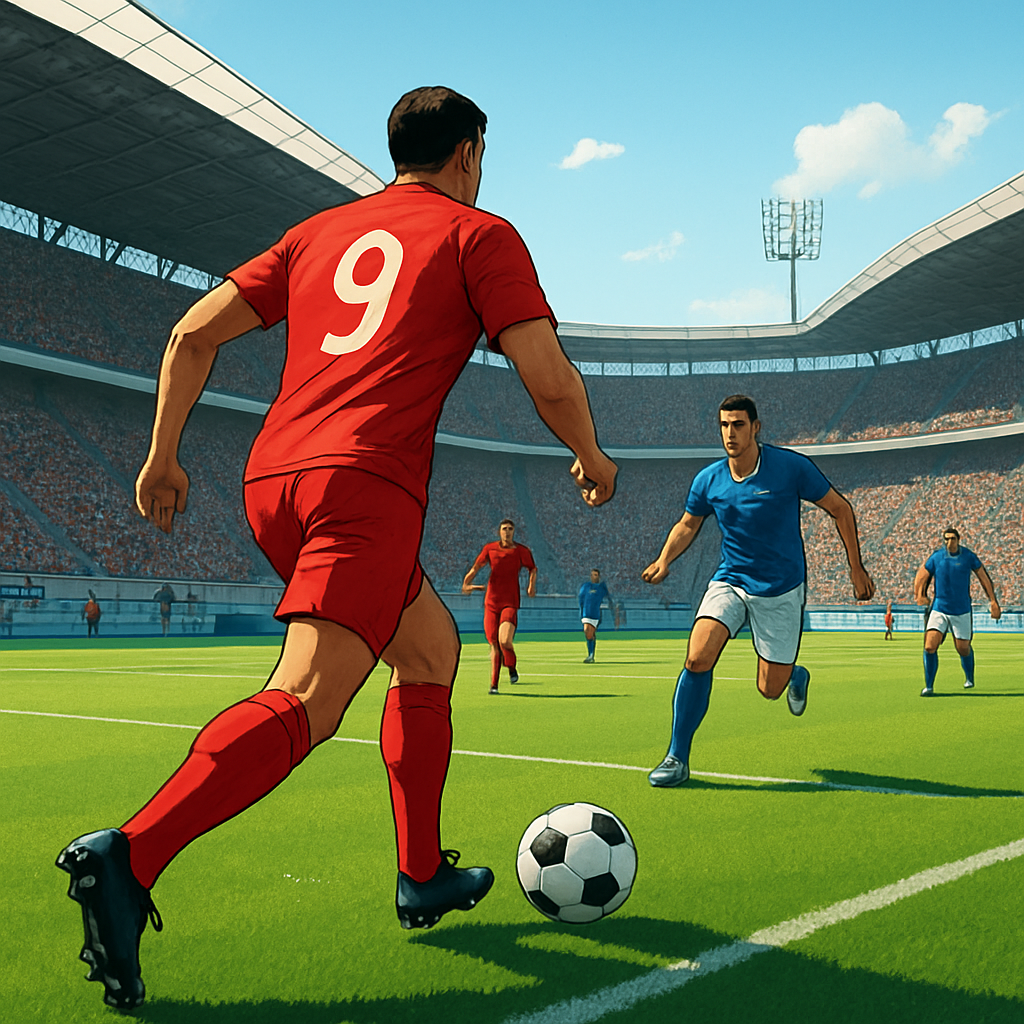 고화질 스포츠중계 메인 이미지