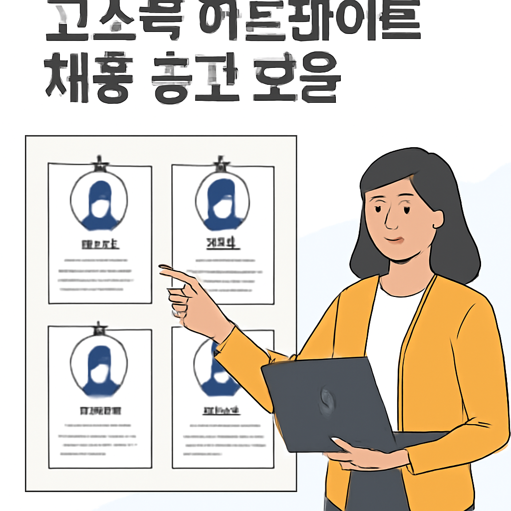 주부도 가능한 고소득 아르바이트 채용 공고 모음 이미지