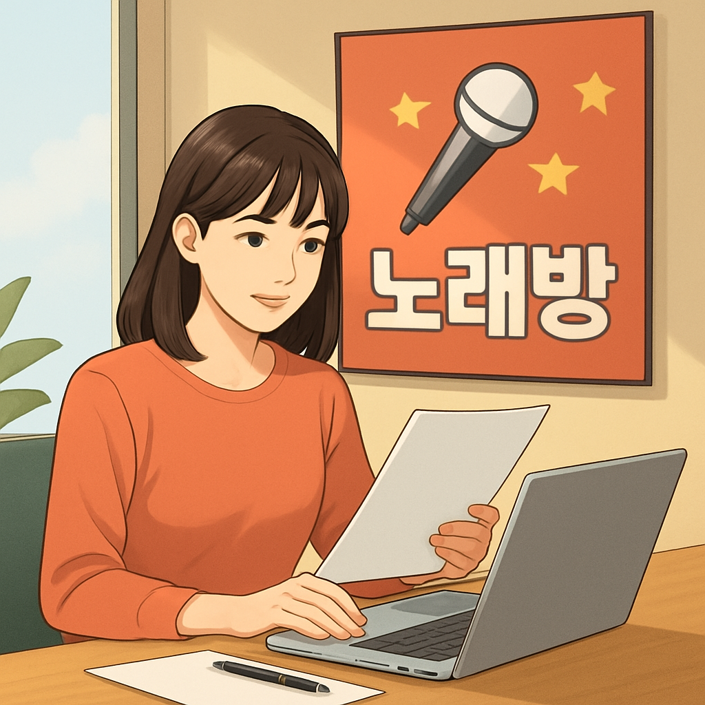 강남 노래방 알바 지원 방법 이미지