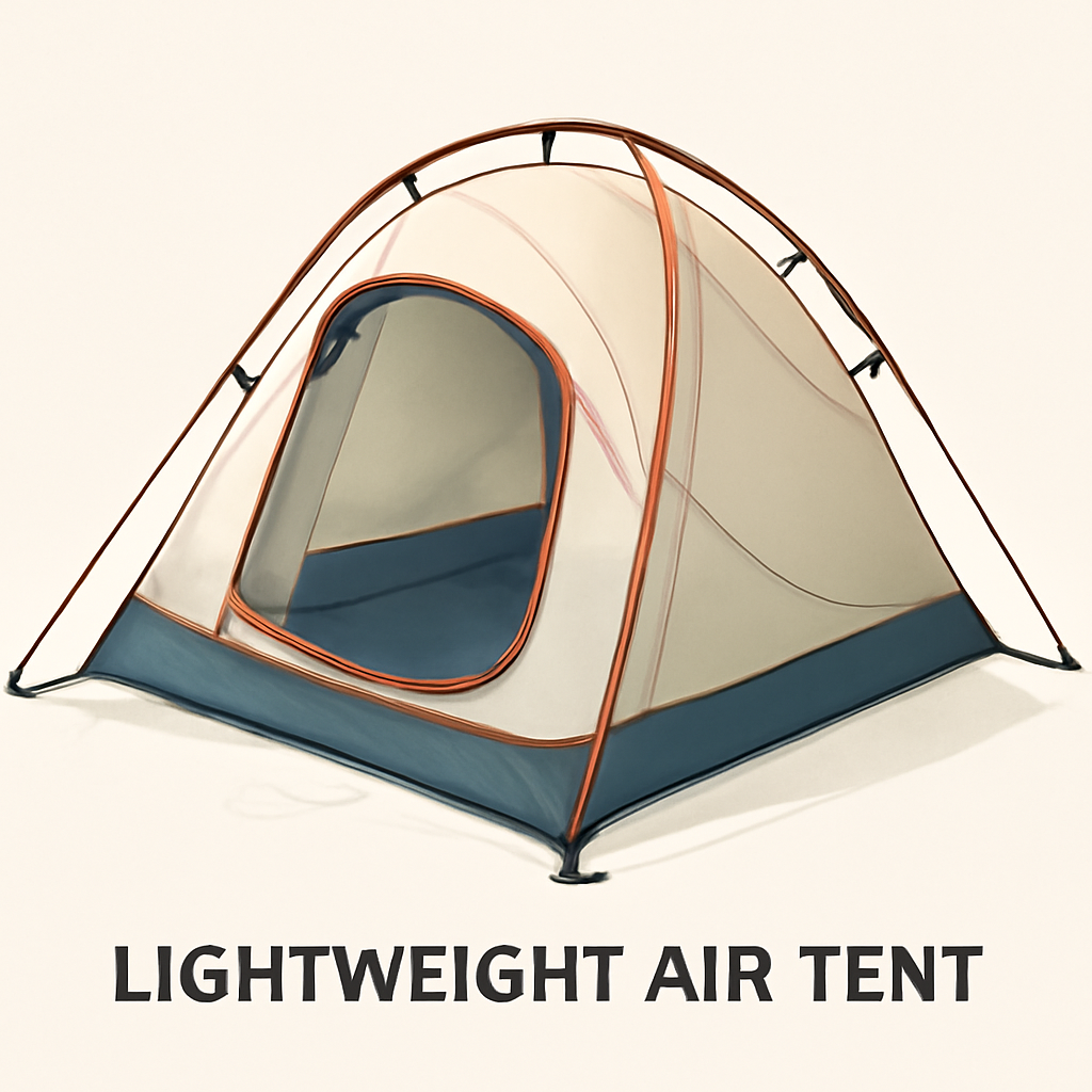 lightweight air tent for hiking trips image