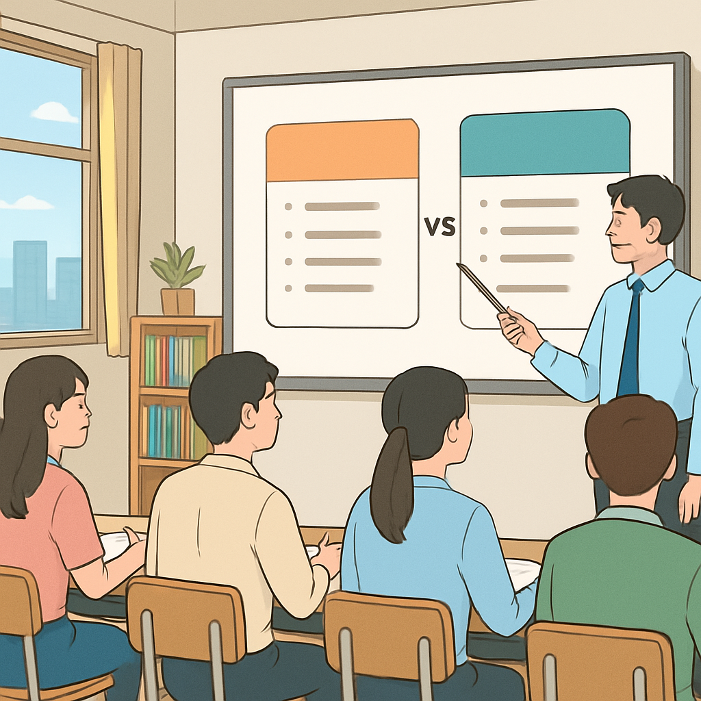 서울 재수학원 커리큘럼 비교 이미지