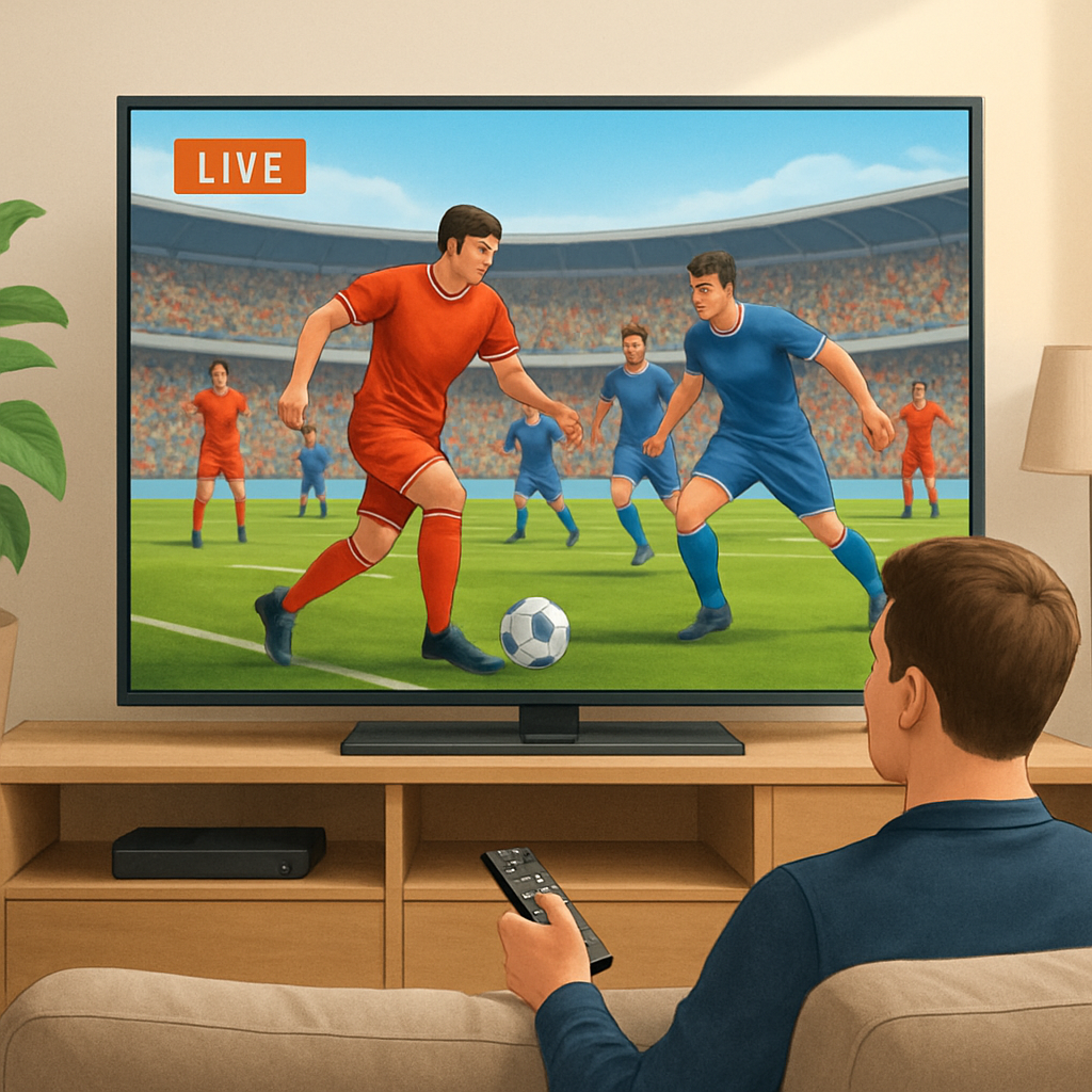 라이브 스포츠 중계 이미지