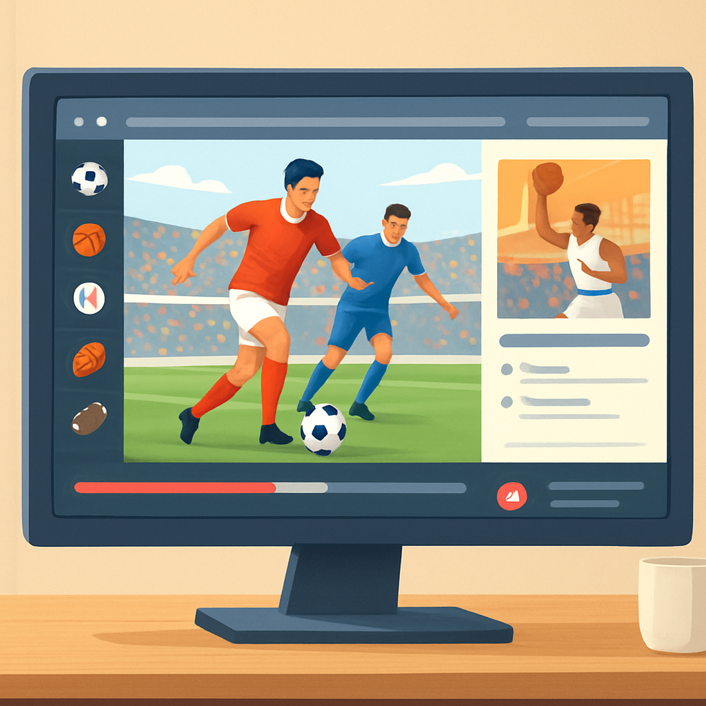 스포츠 중계 사이트 이미지