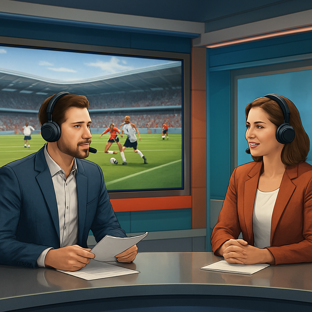 라이브 스포츠 방송 이미지