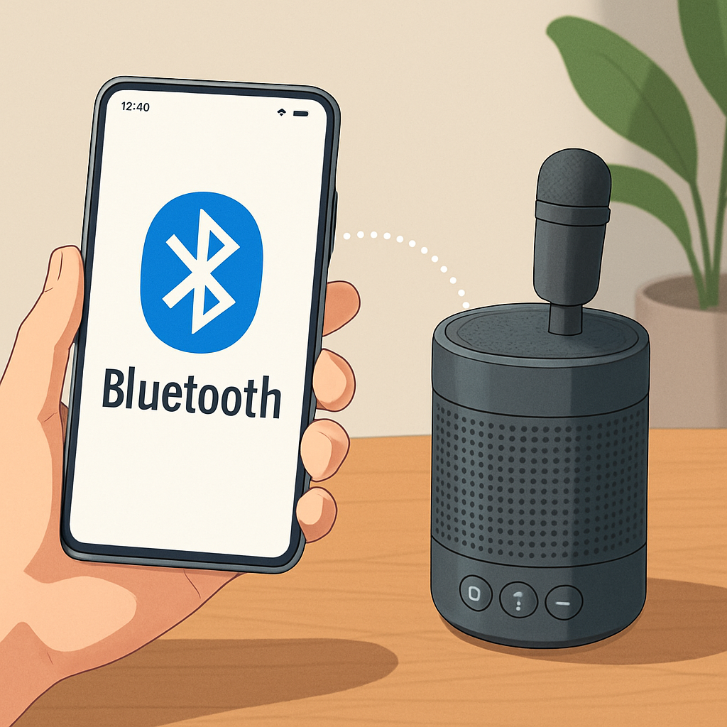 갤럭시 가라오케 블루투스 연결 방법 이미지