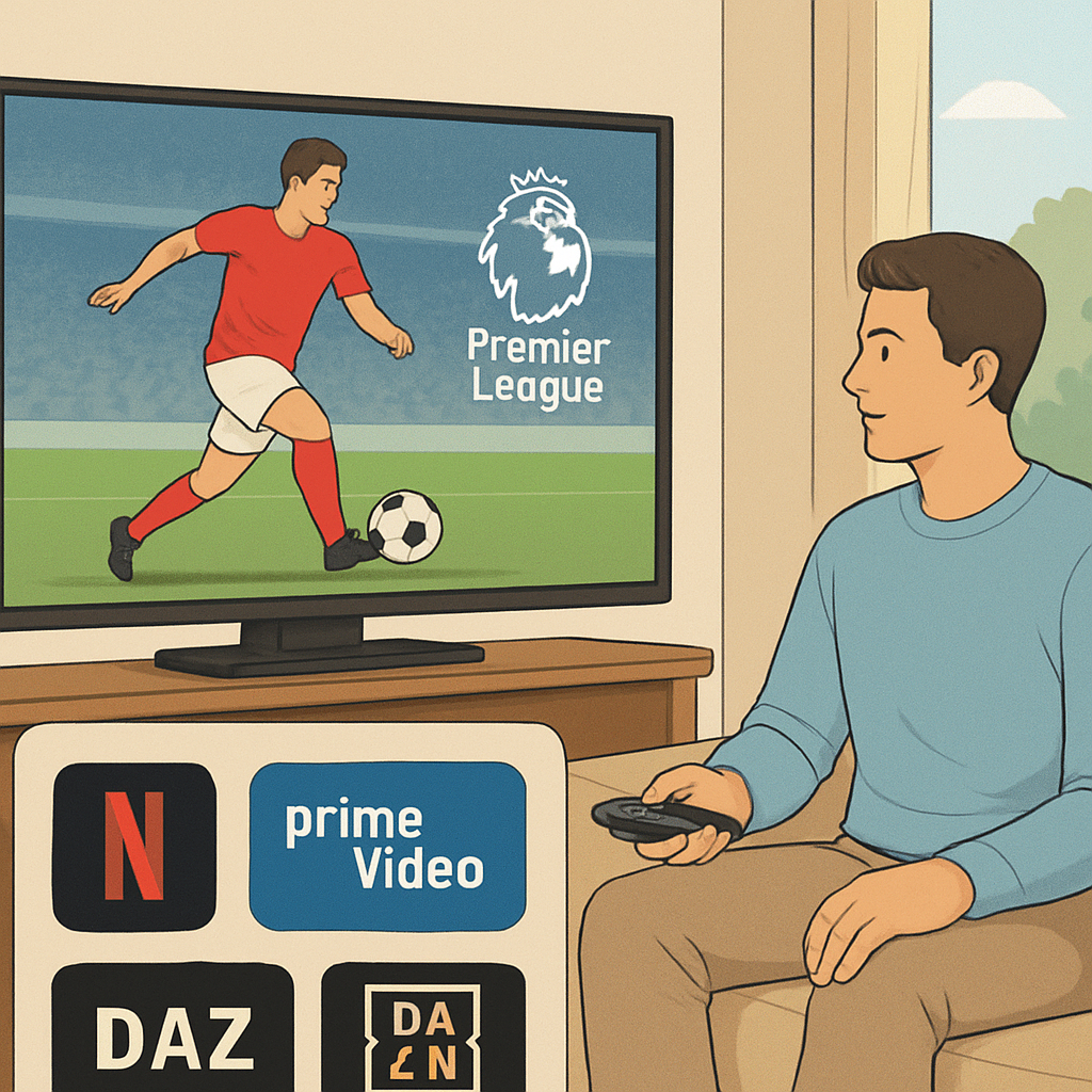 합법적인 프리미어리그 중계 서비스 비교 이미지