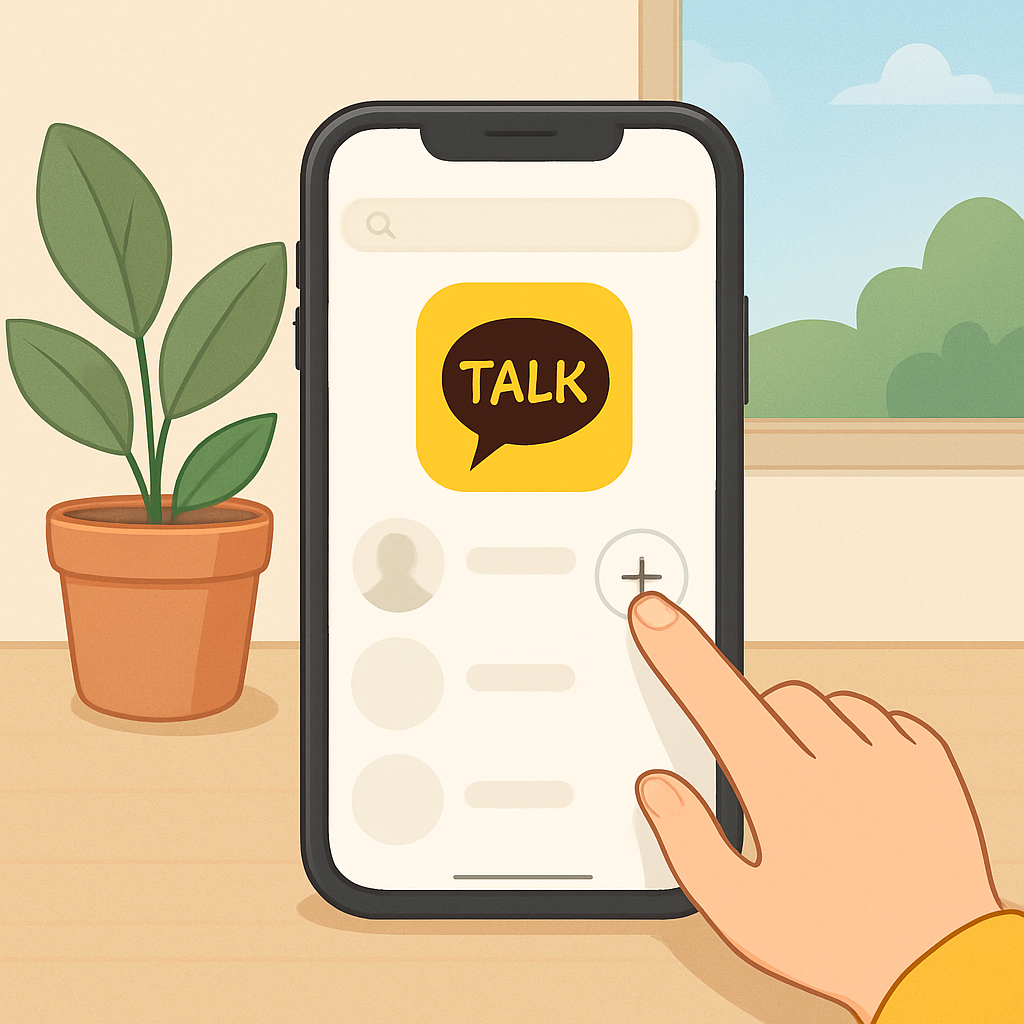 카카오채널 친구추가 방법 이미지