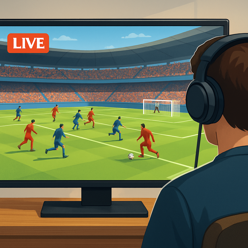실시간 스포츠 중계 이미지