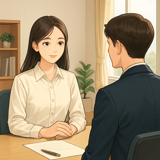 룸알바 면접 이미지